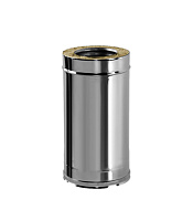 Дымоход Вулкан V50R сэндвич d115х215 х 500 мм с изоляцией AISI 321/304