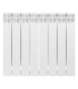 Радиатор биметаллический Rifar Base 500 мм 8 секций 1" боковое подключение белый