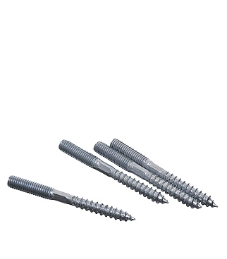 Шпилька сантехническая M8х80 мм оцинкованная (4 шт.)