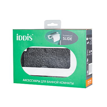 Держатель для туалетной бумаги Iddis Slide сталь белый (SLIWT00i43)