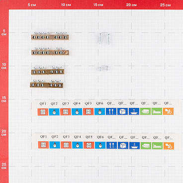 Щит распределительный встраиваемый Dekraft ЩРВ-П-24 пластиковый IP41 345х300х100 мм 24 модуля