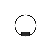 Настенный светильник (бра) Maytoni MOD058WL-L25BK