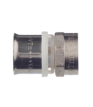 Соединитель прямой VALTEC (VTm.202.N.002605) 26(пресс) х 3/4 ВР(г)