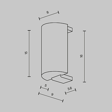 Комплектующие для трековой системы Technical TRA154EC-BS