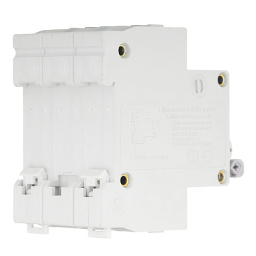 Автоматический выключатель модульный ETP ВА 47-63 3P 63А тип C 4,5 кА 400 В (11329)