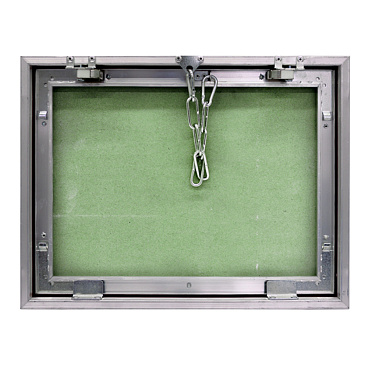 Люк ревизионный под плитку Практика Контур алюминиевый 500х300 мм скрытый нажимной