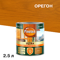 Антисептик Pinotex/Omnitex Ultra декоративный для дерева орегон 2,5 л
