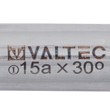 Отвод Valtec (VTi.955.I.301515) d15 мм 30° безраструбный нержавеющая сталь