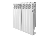 Радиатор алюминиевый Royal Thermo Revolution 500 мм 8 секций 1" боковое подключение белый