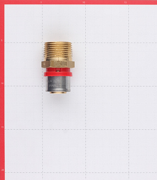 Соединитель прямой Tiemme 26(пресс) х 1 НР(ш)