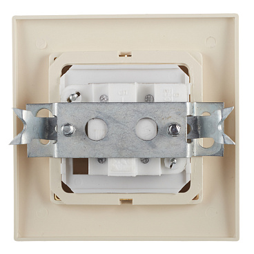 Выключатель Svet двухклавишный встраиваемый бежевый (0604-00121)