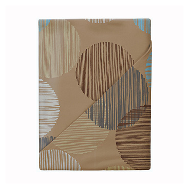 Комплект постельного белья Евро бязь Самойловский текстиль Капучино мультиколор с простыней 220х240 см