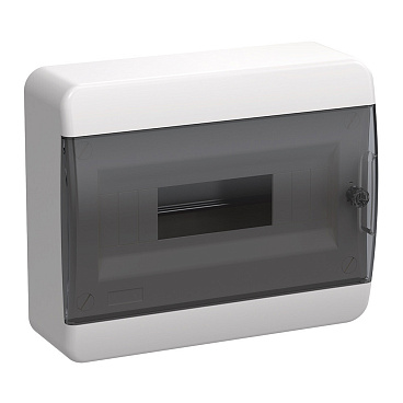 Щит распределительный навесной IEK Tekfor ЩРН-П-12 пластиковый IP41 240х290х102 мм 12 модулей прозрачная дверь