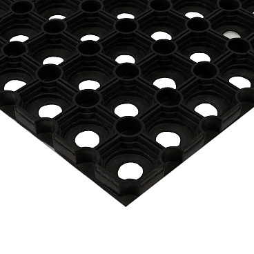 Коврик придверный резиновый Руберг 80х120 см черный