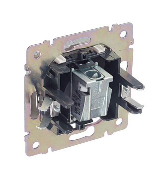 Розетка телевизионная Legrand Valena встраиваемая алюминий (694345)