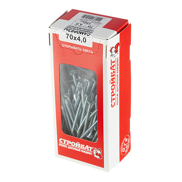 Саморезы универсальные 70x4,0 мм оцинкованные (150 шт.)