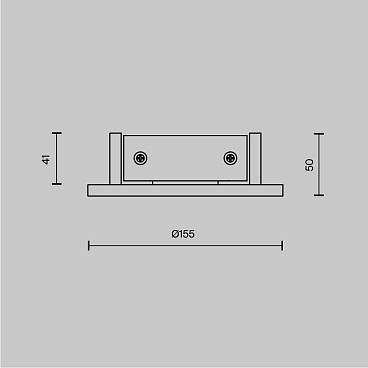 Настенный светильник (бра) Maytoni C123-WL-02-3W-W