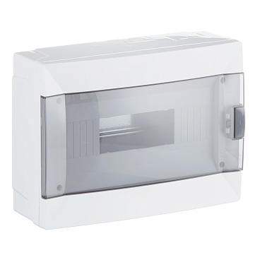 Щит распределительный навесной Makel ЩРН-П-12 пластиковый IP40 210х285х97 мм 12 модулей с DIN-рейкой и нулевой шиной