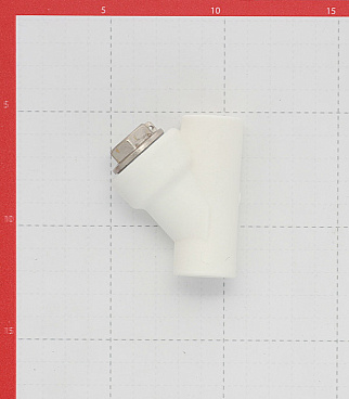 Фильтр полипропиленовый Valtec косой 20 мм В/В сетчатый (VTp.786.0.020)