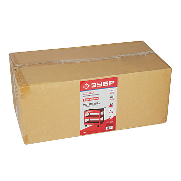 Тележка для инструментов Зубр Мастер 3 секции 737х383х785 мм (38912)