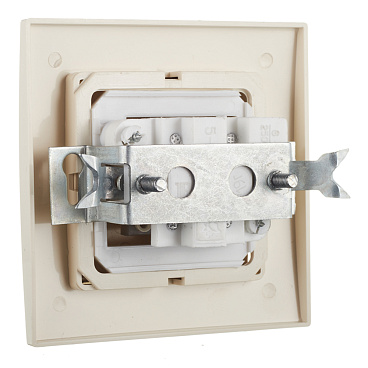 Выключатель Svet двухклавишный встраиваемый бежевый (0604-00121)