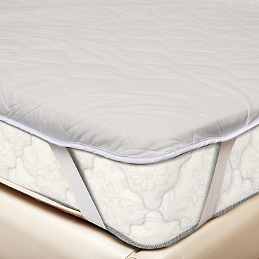 Наматрасник 160х200 см на резинке полисатин Mona Liza