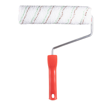 Валик микрофибра 250 мм d45 мм ворс 11 мм для водной основы с ручкой Beorol Natur