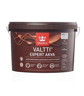 Антисептик Tikkurila/Tikkivala Valtti Expert Akva декоративный для дерева палисандр 9 л
