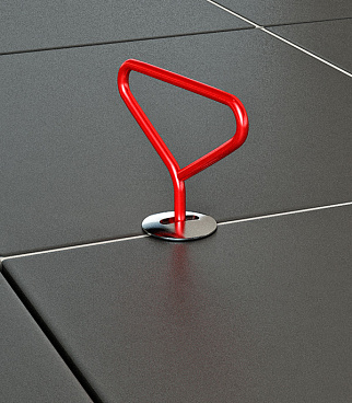 Люк ревизионный под плитку напольный Хаммер Бонд стальной 700х800 мм скрытый