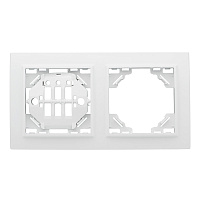 Рамка EKF Минск двухместная белая (ERM-G-302-10)