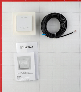 Терморегулятор цифровой для теплого пола Thermoreg TI 300 белый