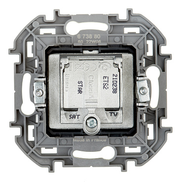 Розетка телевизионная Legrand Inspiria встраиваемая белая TV-SAT (673880)