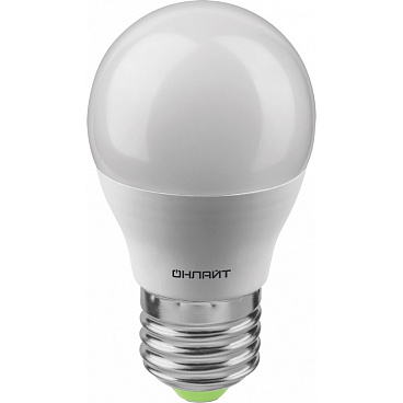 Лампа светодиодная Онлайт E27 4000К 12 Вт 1200 Лм 220-240 В шар G45 матовая