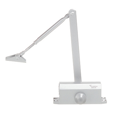 Доводчик дверной Corsa Deco (25-45 кг) серебро