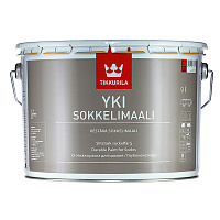 Краска фасадная Tikkurila/Tikkivala Yki Socle акриловая для цоколя база С бесцветная 9 л