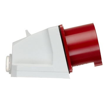 Вилка силовая угловая настенная EKF PROxima 3Р+РЕ 32 А 380 В IP44