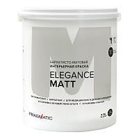 Краска моющаяся Pragmatic Elegance Matt база А белая 2,25 л
