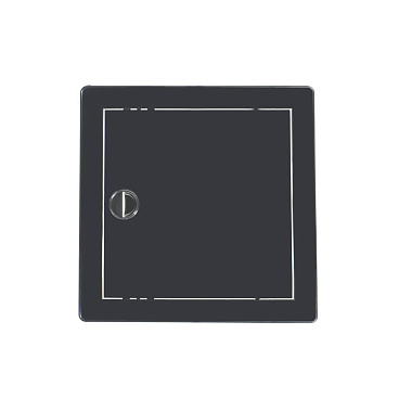 Люк ревизионный Центр Тагис ЛР пластиковый 200х200 мм врезной графит