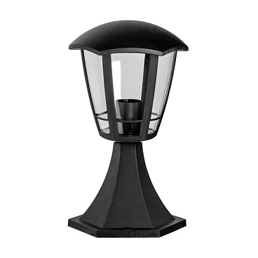 Светильник садово-парковый Svet Сити Валенсия 1 черный 290 мм E27 60 Вт IP44 (1226-01021/2872)