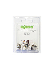 Клемма на 2 провода Wago 2273-242 0,5-2,5 кв.мм самозажимная с пастой (6 шт.) (2585/2273-242)