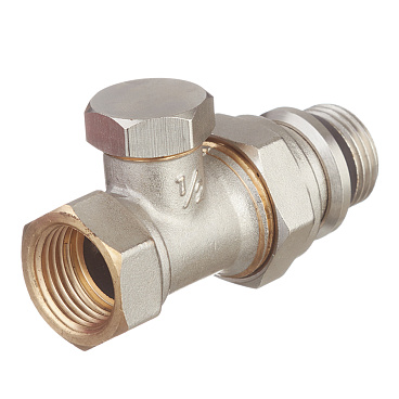 Клапан запорный Valtec 1/2 НР(ш) х 1/2 ВР(г) для радиатора (VT.020.NR.04)