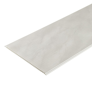 Панель ПВХ 250х2700х8 мм Nordside офсет мрамор светло-серый 0,675 кв.м