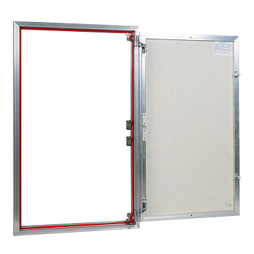 Люк ревизионный под плитку Практика EuroFormat-R алюминиевый 600х900 мм скрытый нажимной