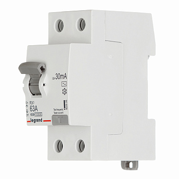 УЗО Legrand RX3 63А 1P+N тип AC 30 мА 10 кА (402026)