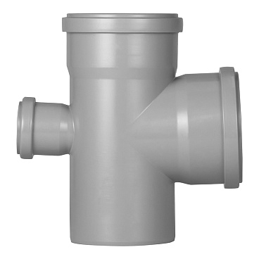 Крестовина Ostendorf HTDA d110х110х50 мм 87° пластиковая для внутренней канализации (115680)