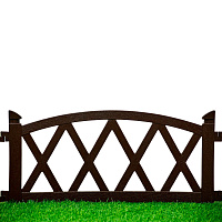 Забор декоративный Standartpark Арка 0,26х0,6 м 0,91 кг сборный коричневый