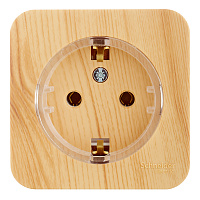 Розетка Systeme Electric Blanca накладная ясень компакт (BLNRA110115)