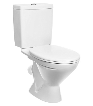 Унитаз-компакт Santek Лига с косым выпуском с сиденьем пластик белый (1.WH30.2.197)