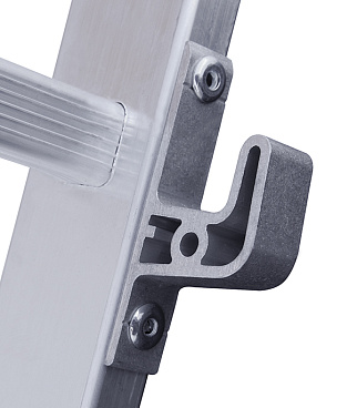 Лестница алюминиевая трансформер двухсекционная 9 ступеней Новая высота бытовая