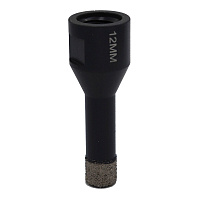 Коронка алмазная Hilberg Super Hard (HH612) по керамограниту 12 мм с техническим воском